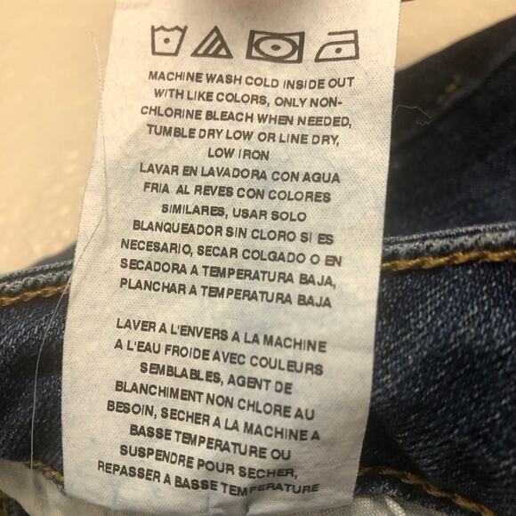 Vintage Lee Women's Bootcut Leg Mid-Rise Blue Jeans Denim Size 10 Short 5-Pocket - Picture 8 of 8